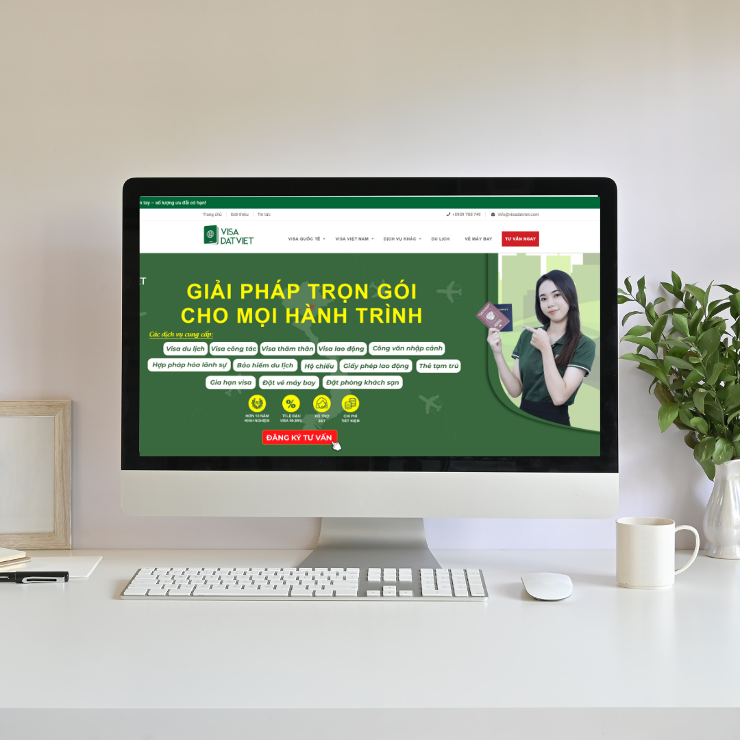 Thiết kế website visa